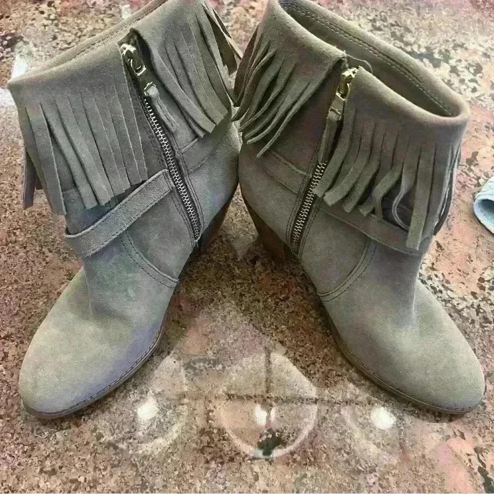 Lauren Ralph Lauren Fringe Booties - Picture 4 of 12